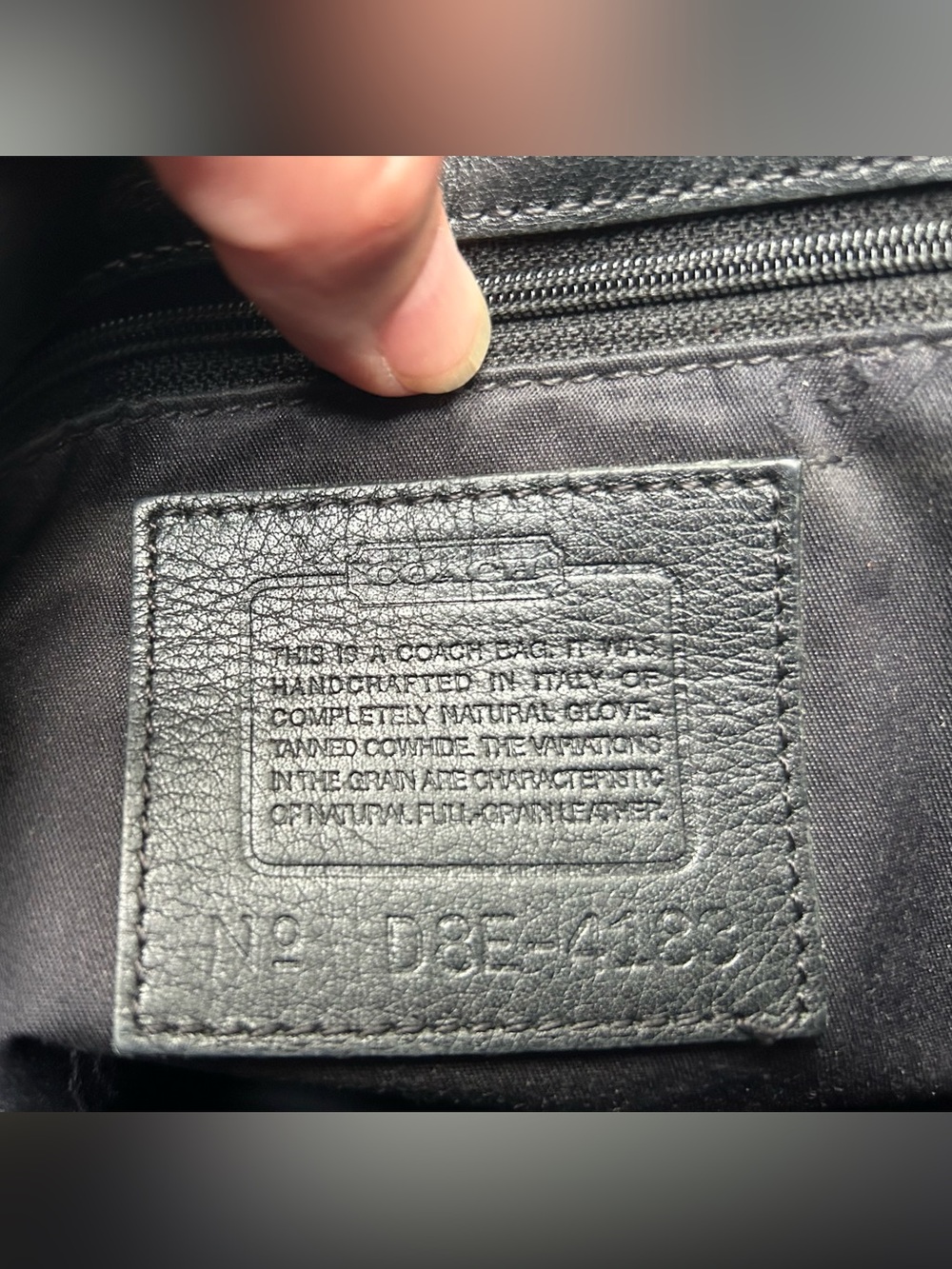 COACH Black Lexington Flap Legacy Leather Messenger Crossbody Shoulder Bag 4183 - Picture 16 of 16